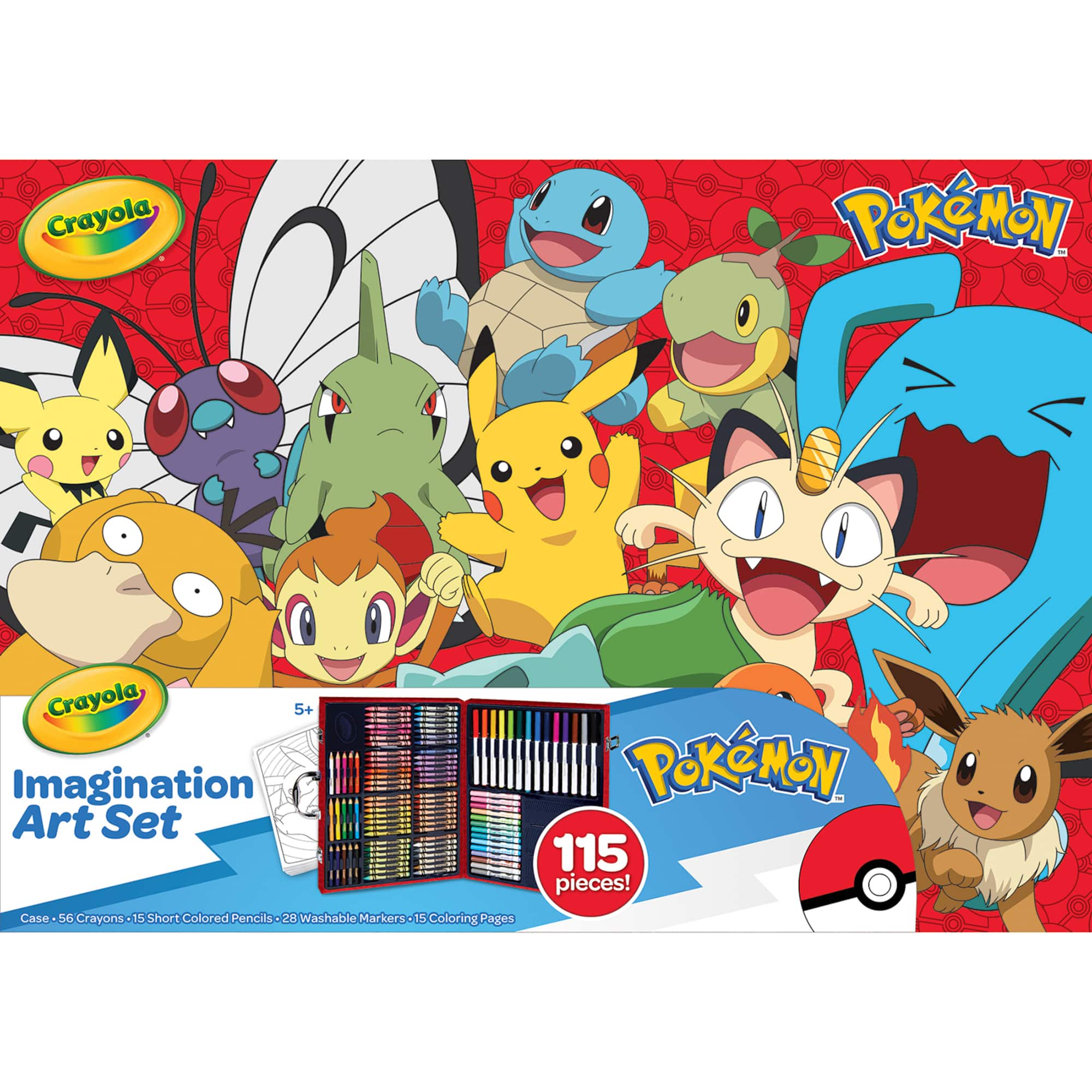 Crayola® 115-Piece Pokémon™ Imagination Art Set